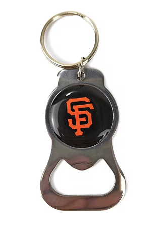 San Francisco Giants Bottle Opener Key Chain - Metal Finish