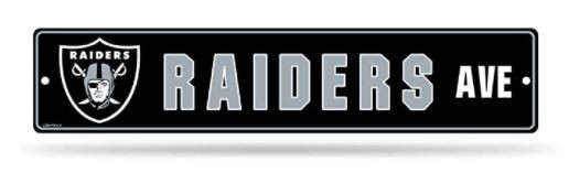 Las Vegas Raiders Team Color Street Sign Décor 5"x 24"