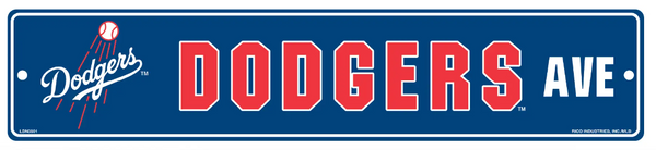 Los Angeles Dodgers Team Color Street Sign Décor 5"x 24"