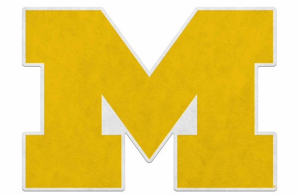 Michigan Wolverines 18" Logo Pennant Soft Felt
