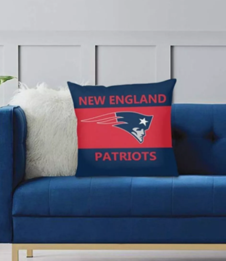 New England Patriots 2pc 18" x 18" Pillow Case Covers (Printed 1 Side)