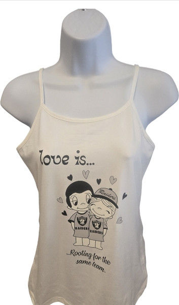 Las Vegas Raiders Love Is Women's Cami Top