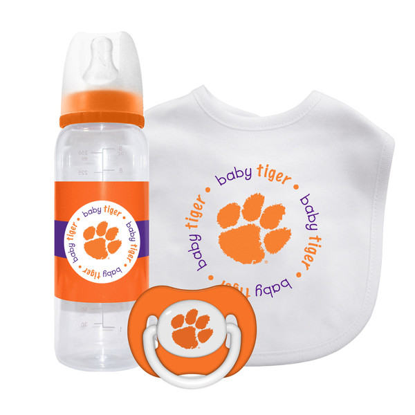 Clemson Tigers Toddler/Baby 3-Piece Gift Set