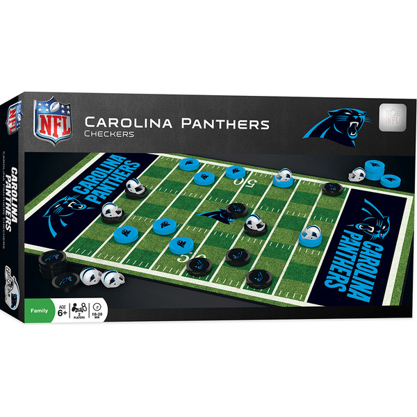 Carolina Panthers Checkers Board Game