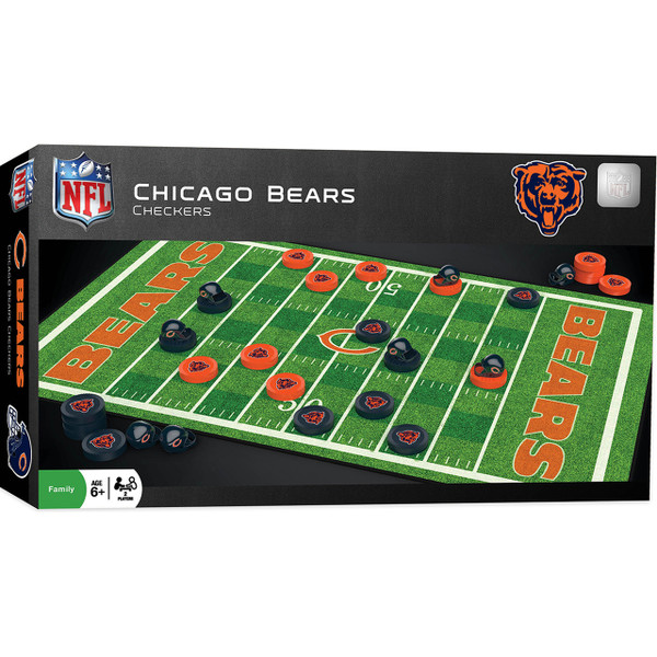 Chicago Bears Checkers Board Game