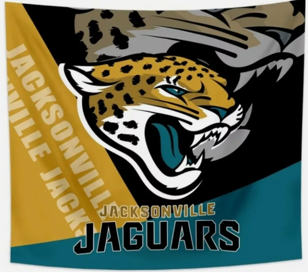 Jacksonville Jaguars 50" x 60" Tapestry Banner