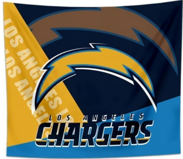 Los Angeles Chargers 50" x 60" Tapestry Banner