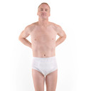 White Adult Training Pants