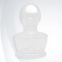 Adult bottle nipple with vent.