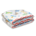 Stack of two Dinosaur diapers.