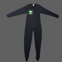Black Rebel Adaptive Adult Footed Jammies