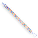 Adult Pacifier Clip - Primary Circles