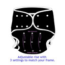 Diaper Wrap connector instructions.