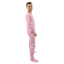 Lil Bella Adult Jammies on male model, side-view.