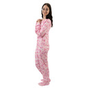 Adaptive Jammies on female model, side-view.