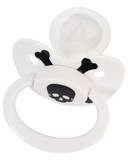 Rebel pacifier top view with size 8 nipple