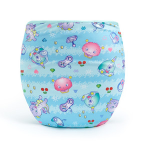 Lil' Monsters adult wrap, back-view.