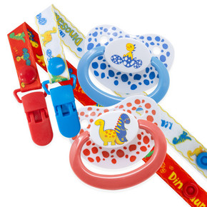 Dinosaur Adult Pacifier Set Dinosaur Adult Pacifier Set