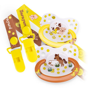 Barnyard Adult Pacifier Set Barnyard Adult Pacifier Set
