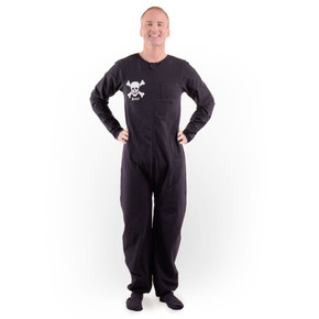 Black Rebel Adaptive Adult Footed Jammies Black Rebel Adaptive Adult Footed Jammies