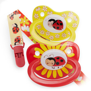 Ladybug Pacifier Set Ladybug Pacifier Set