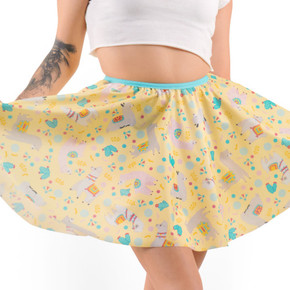 Alpaca Mini Skater Skirt Alpaca Mini Skater Skirt