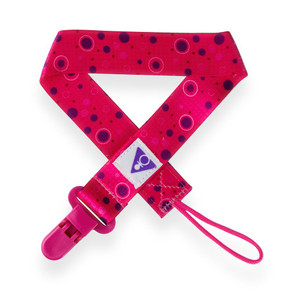 Adult Pacifier Clip - Fuchsia Adult Pacifier Clip - Fuchsia