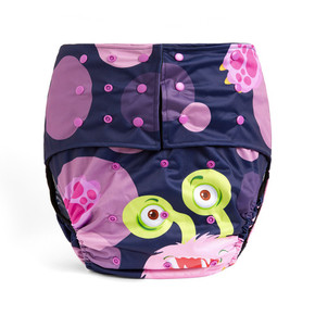 Front of Adult Pocket Diaper.