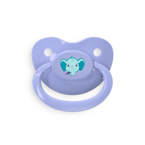 Fixx Adult Pacifier - Critter Caboose Elephant Fixx Adult Pacifier - Critter Caboose Elephant