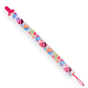 Adult Pacifier Clip - Cupcakes Adult Pacifier Clip - Cupcakes