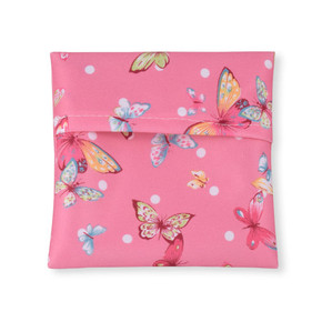 Pink Butterfly Pacifier Storage Pouch Pink Butterfly Pacifier Storage Pouch