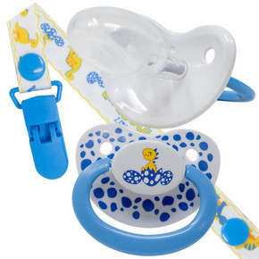 Blue Baby Dino Size 8 Pacifier Blue Baby Dino Size 8 Pacifier