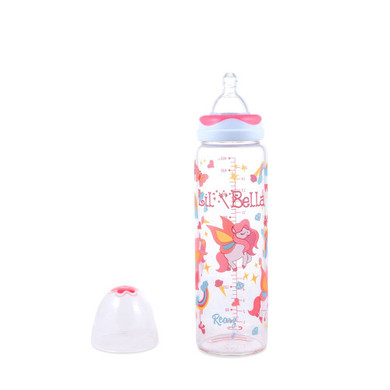 Lil Bella bottle beside Lil Bella bottle dust cover.