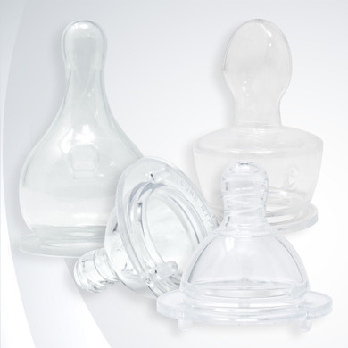 Bundle of different Rearz adult bottle nipples.