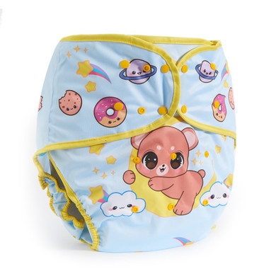Lunar Cub wrap, front-view.