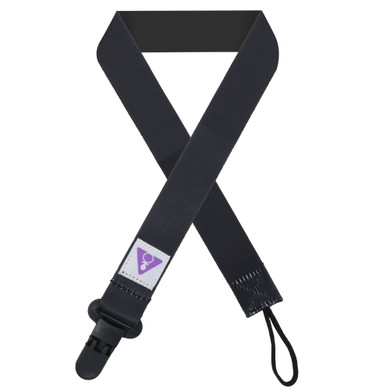 Black Pacifier Clip.