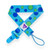 Adult Pacifier Clip - Blue & Green Circles
