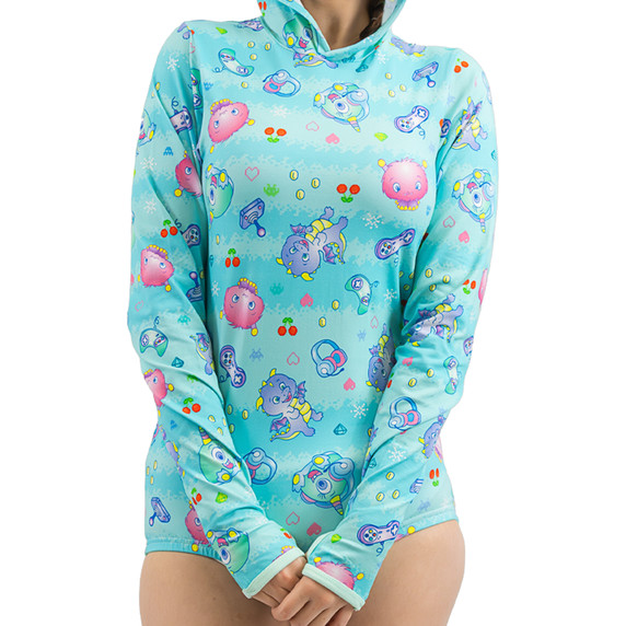 Lil' Monsters Hooded Adult Bodysuit