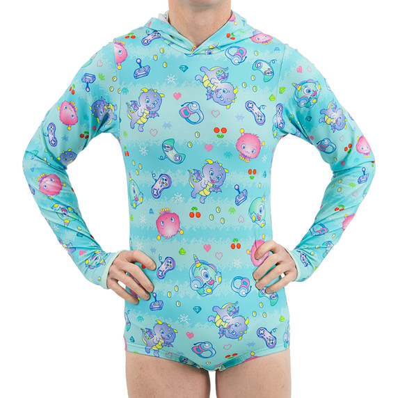 Lil' Monsters Hooded Adult Bodysuit