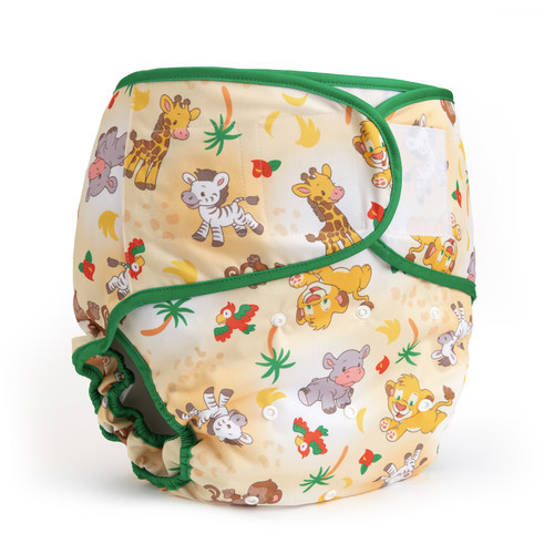 Safari diaper wrap, front-view.