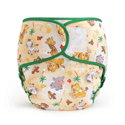Safari velcro adult diaper wrap, front-view.
