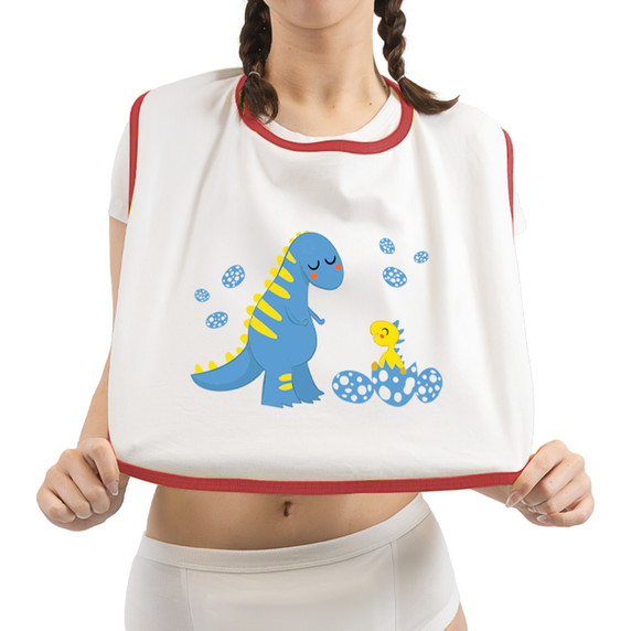 Dinosaur Adult Bib