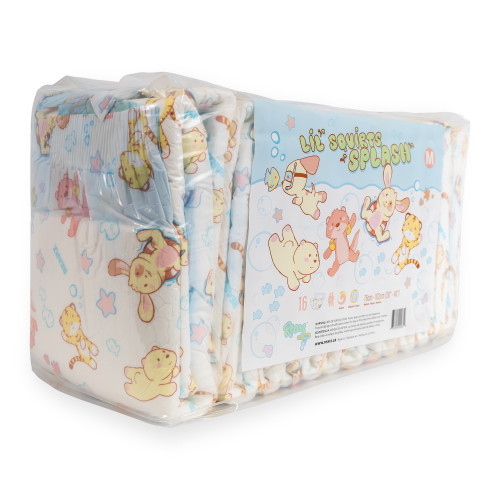 Bag of Lil Squirts Adult Diaper.