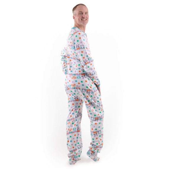 Critter Caboose Adaptive Adult Footed Jammies