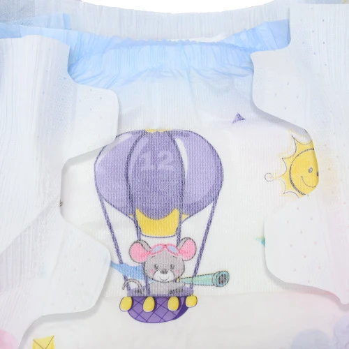 Stretchy hook and loop tabs on Daydreamer Adult Diaper.