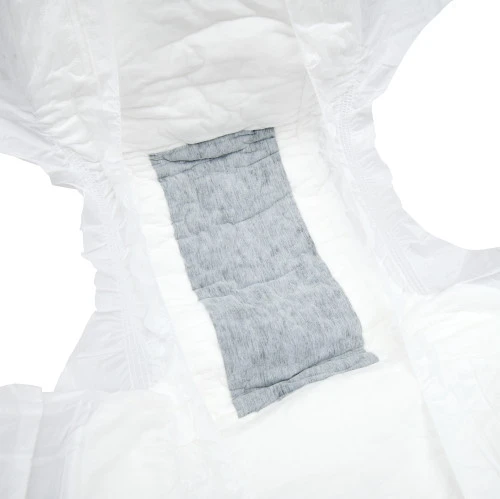 Inside of BeDry Night Premium Brief with tall standing leak guards.