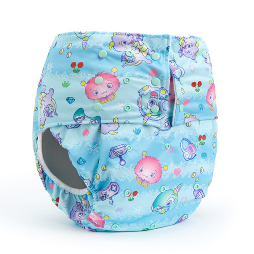 Side of Lil Monsters Pocket Diaper.