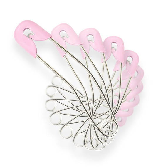Slide Locking Diaper Pins - 10