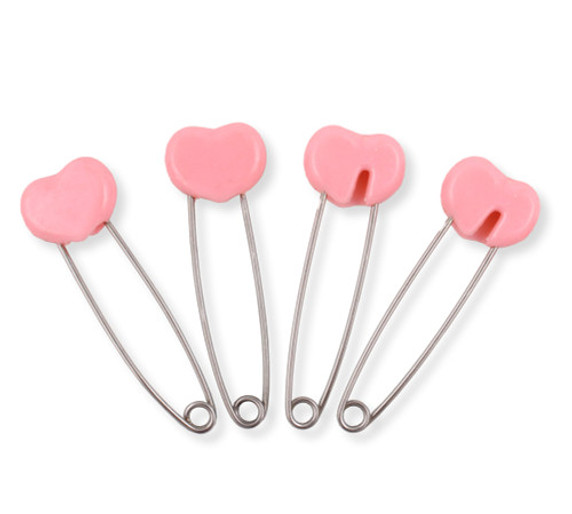 Heart Diaper Pins