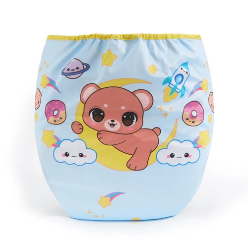 Comfortable Lunar Cub wrap, back-view.